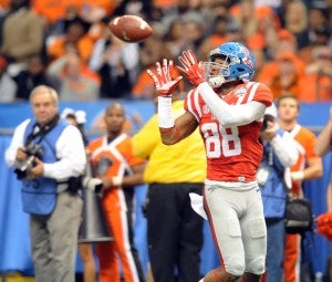 Receiver Cody Core became the fifth Ole Miss player taken in this year's NFL Draft when the Cincinnati Bengals took him in the sixth round Saturday. (Bruce Newman)