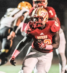 Middle linebacker Tay Reed (42) is back to anchor Lafayette’s new 4-3 scheme after racking up 96 tackles last season. (Bruce Newman)