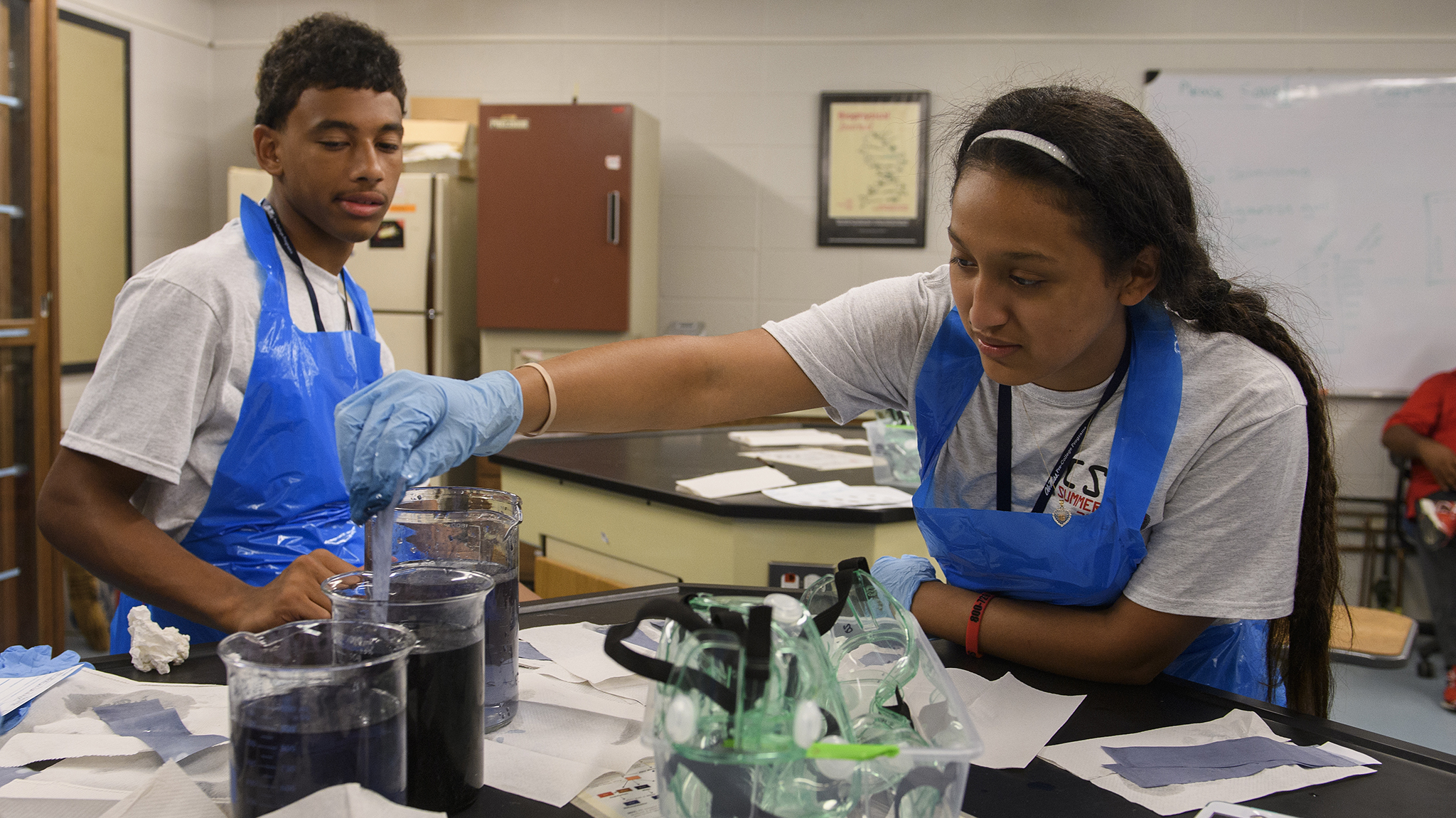 CSI summer camp gives students experiences in crime scene science The