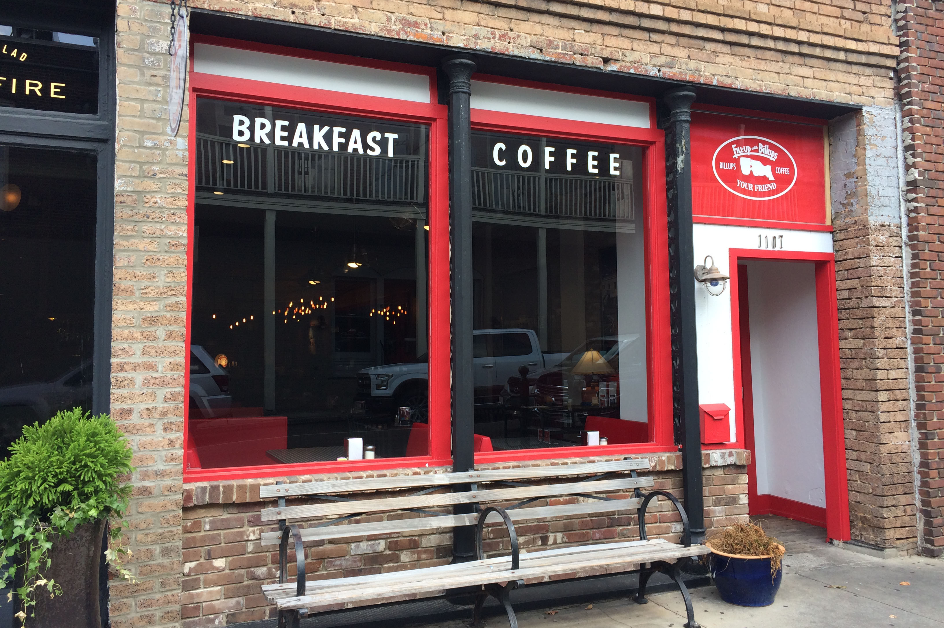 New Square restaurant FillUp with Billups offering oldschool Southern