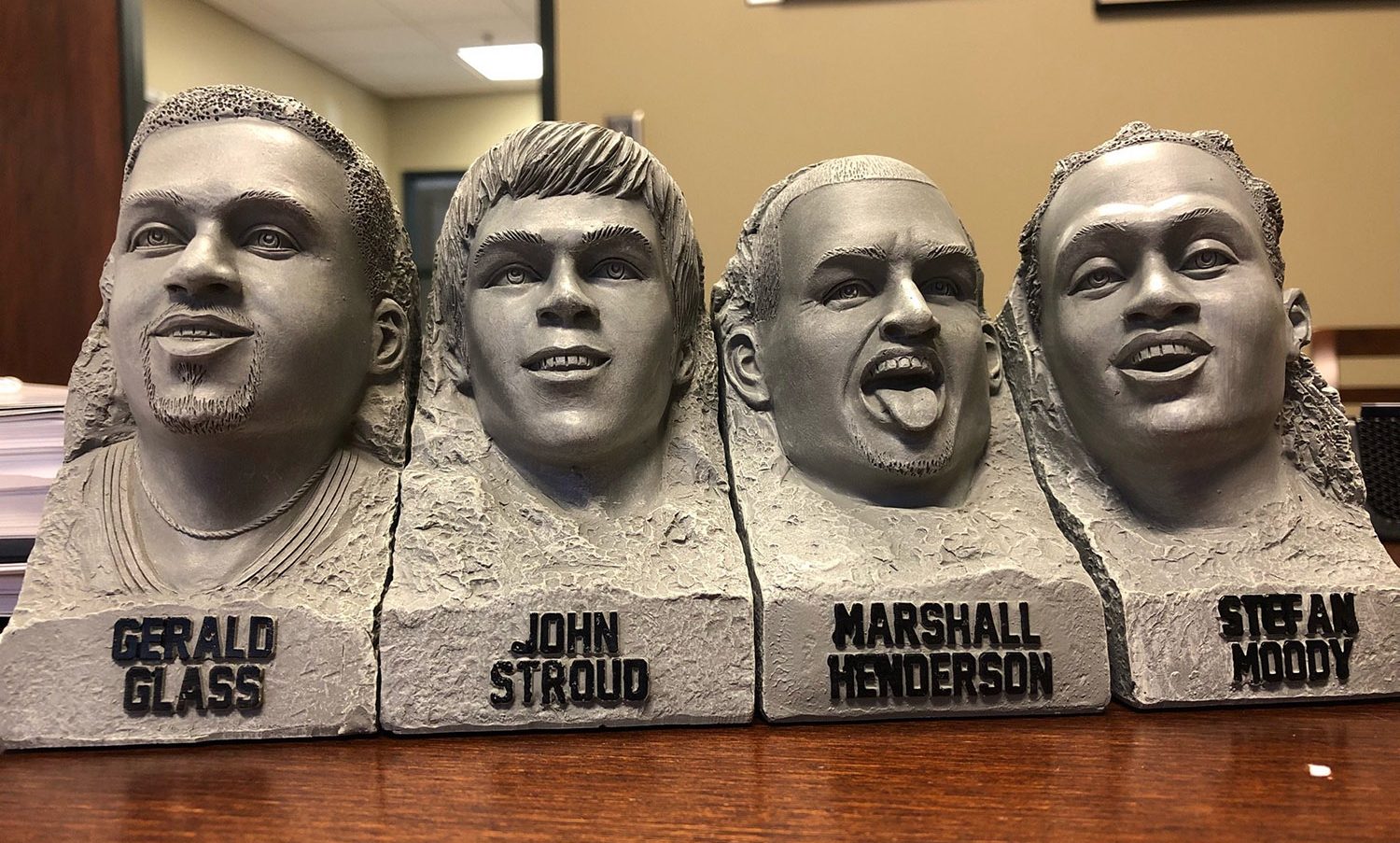 Take a look at Ole Miss basketball's Mount Rushmore collectables, including Marshall Henderson