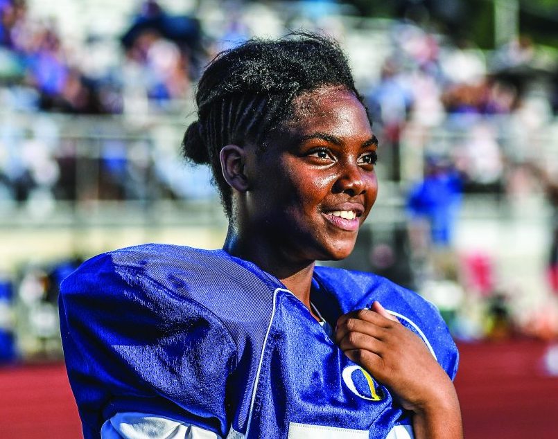 “40 brothers and 1 sister” Aniah Echols Oxford Middle School’s