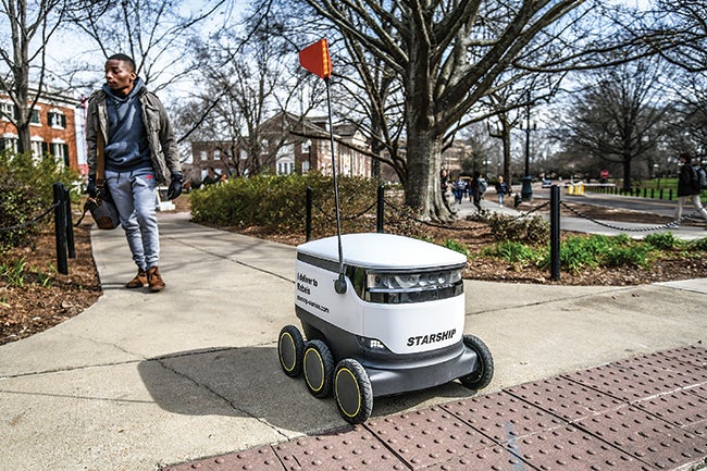 Frosset camouflage revolution Ole Miss Dining introduces new food delivery robots - The Oxford Eagle |  The Oxford Eagle