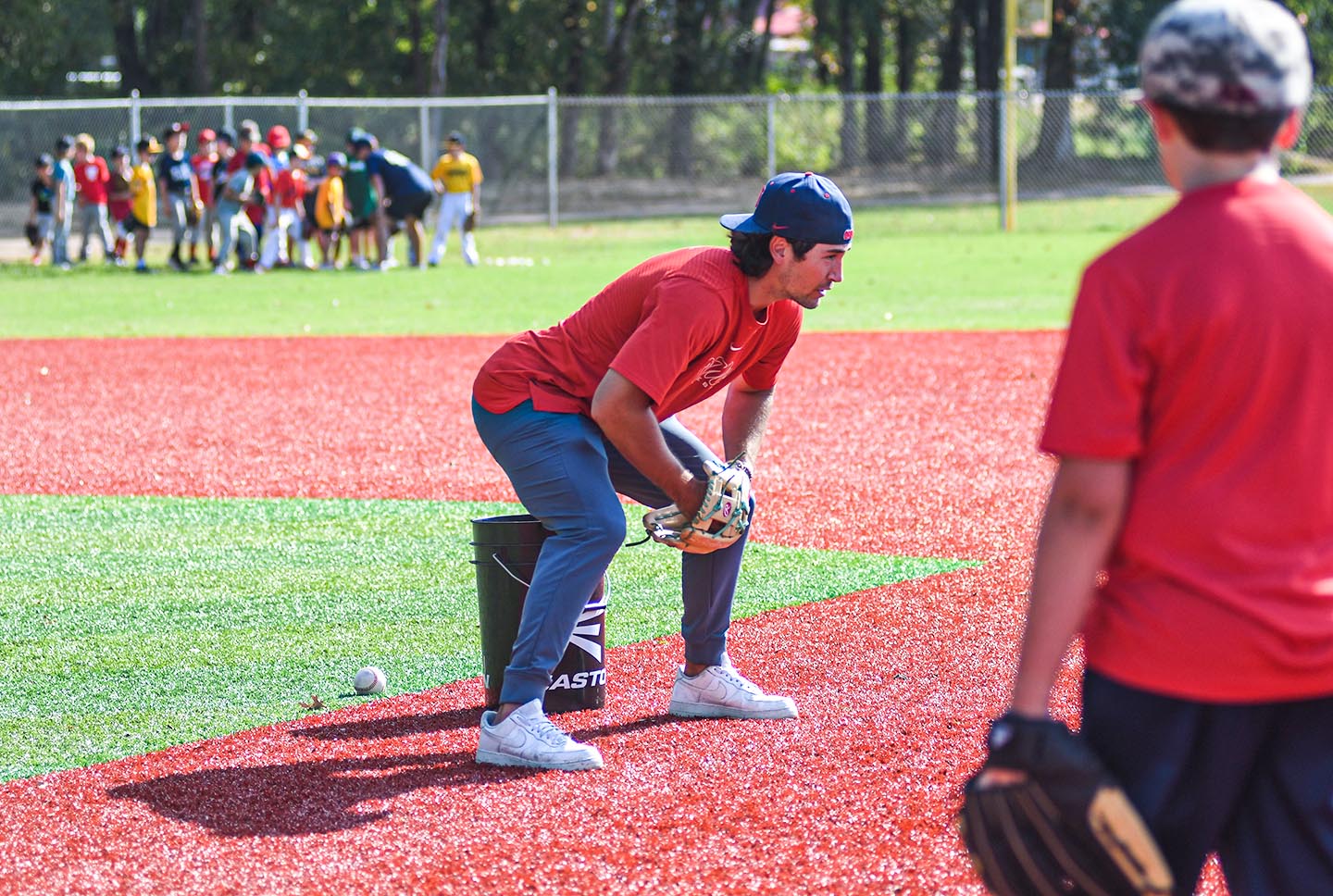 Gallery Ole Miss infielders Peyton Chatagnier, Garrett Wood host camp