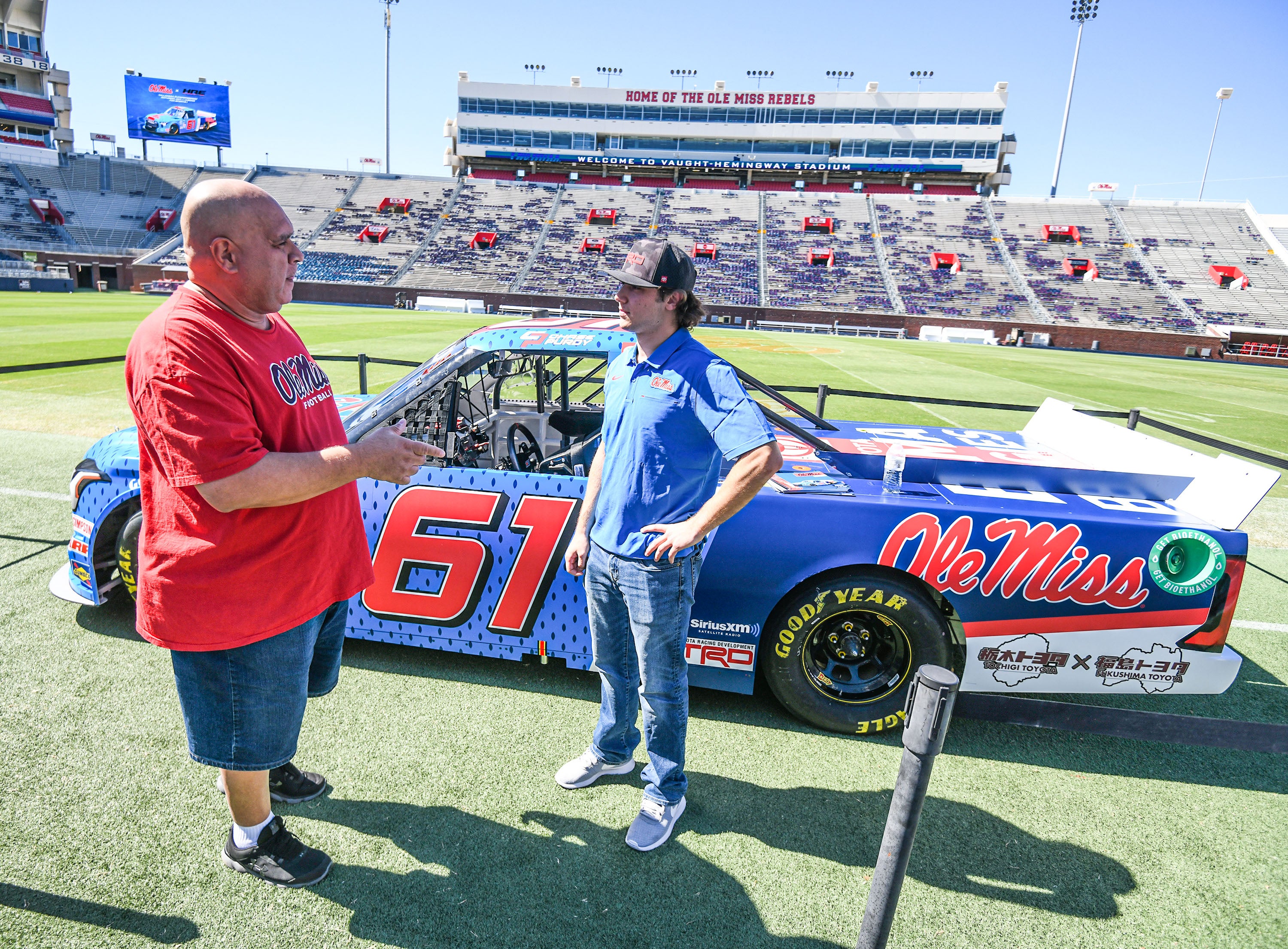 Talladega NASCAR race to feature Ole Miss themed truck The Oxford