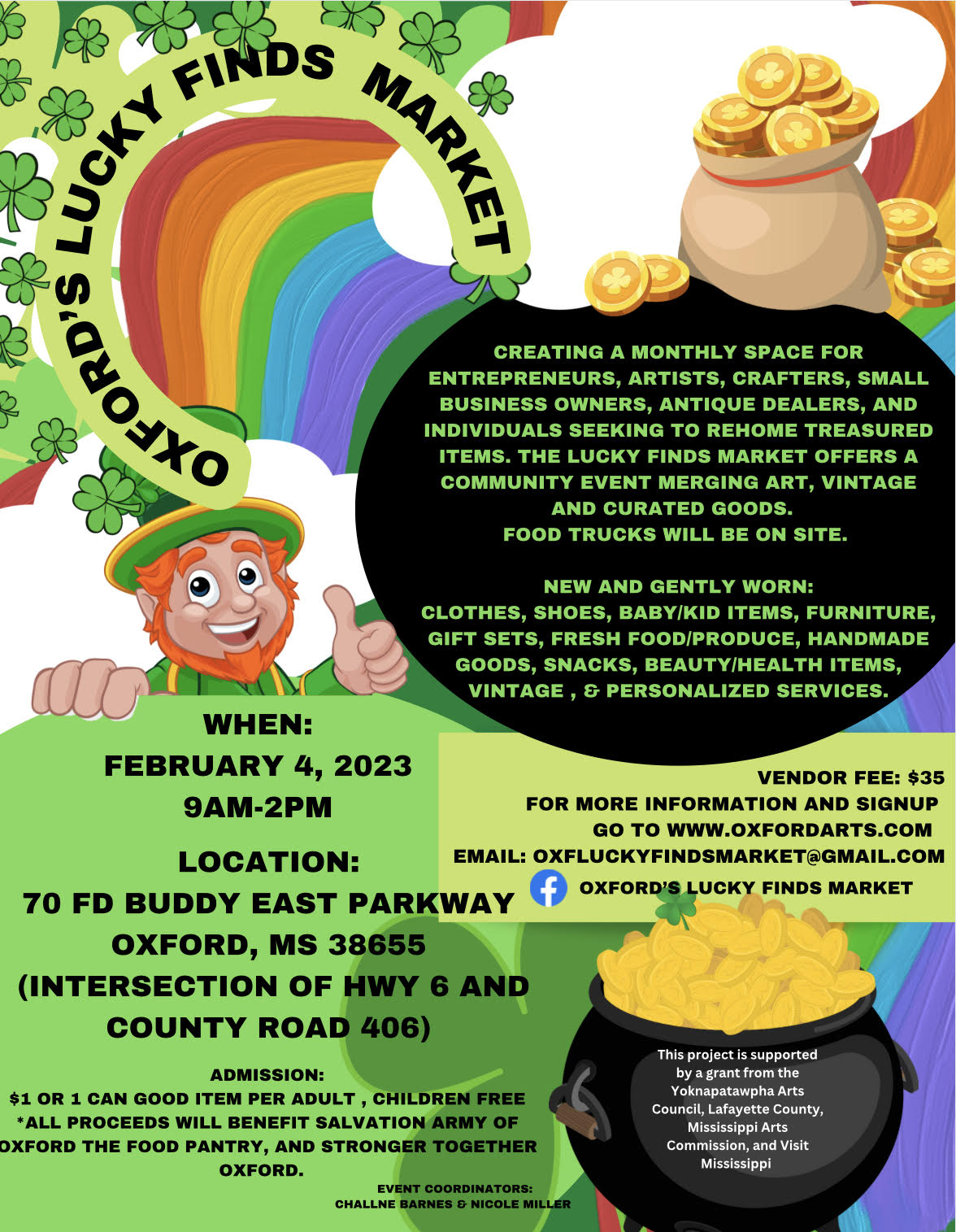 Oxford Luck Finds Market to provide networking opportunity small