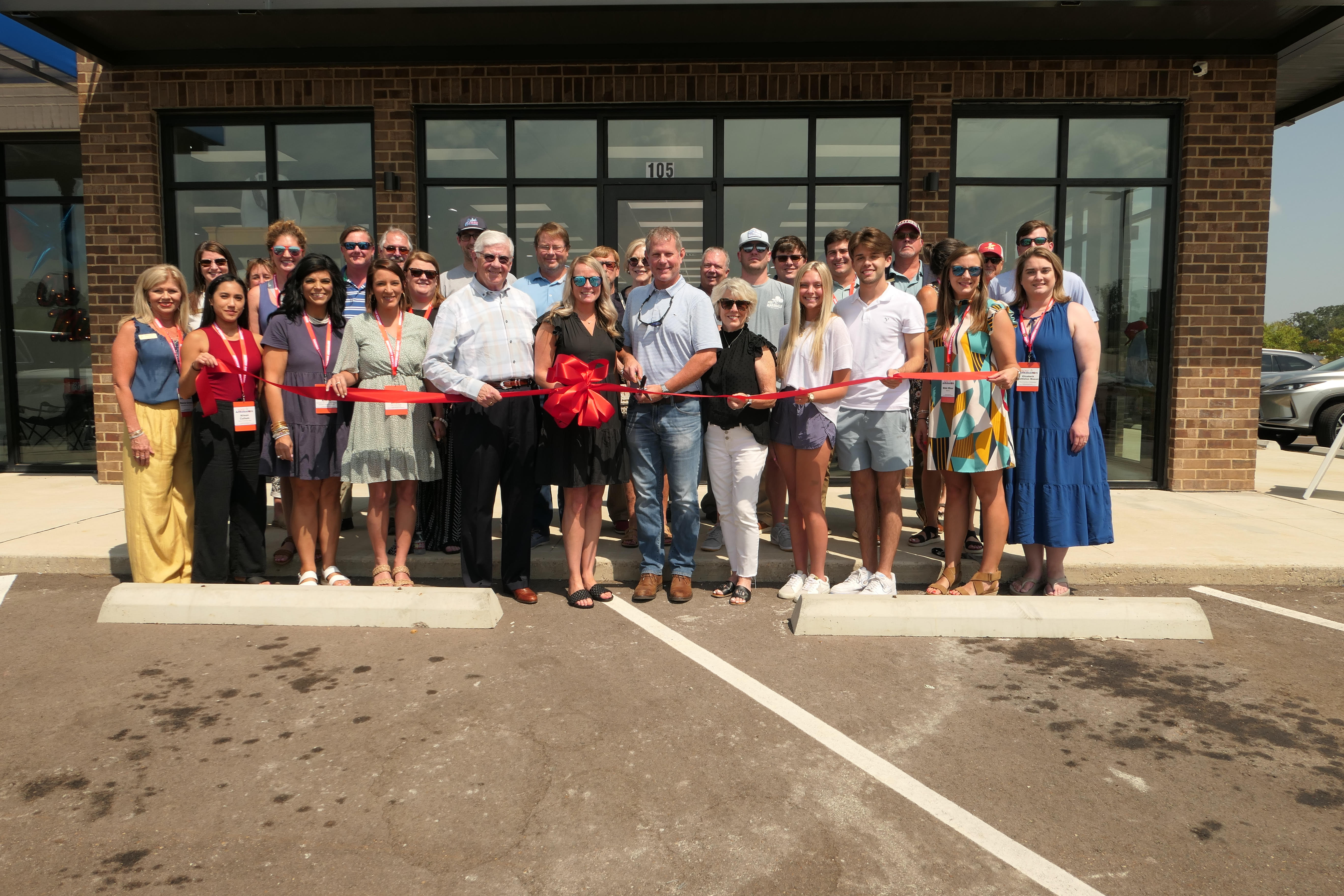 Ribbon cutting for College Corner The Oxford Eagle The Oxford Eagle