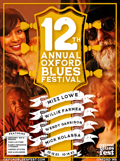 Explore blues music at the 12th Annual Oxford Blues Festival from Oct. 12-14, featuring performances to support local musicians