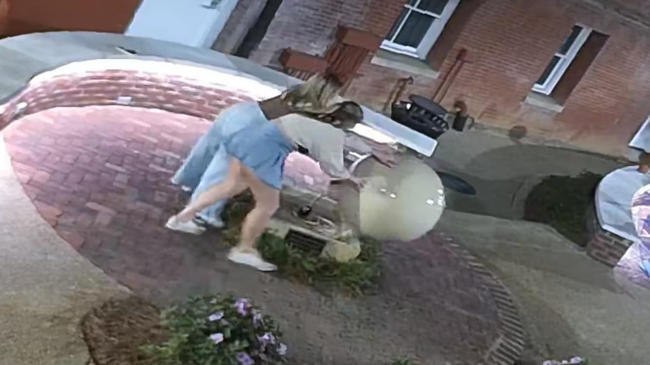 Following the vandalism at Pocket Park near Oxford City Hall last night, the Oxford Police have identified the two women involved.