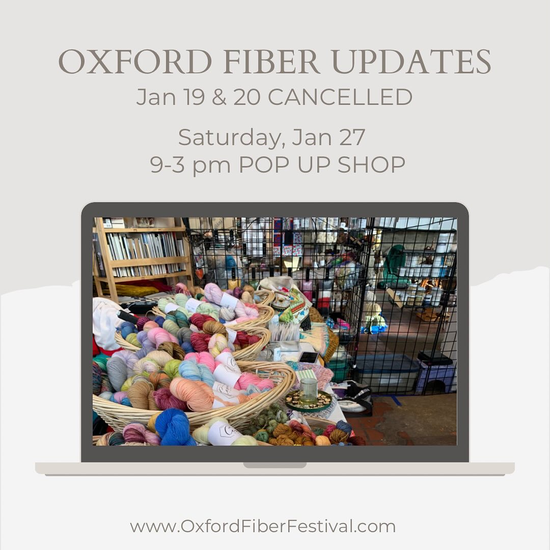 Due to weather conditions, 14th Annual Oxford Fiber Festival goes online only The Oxford Eagle