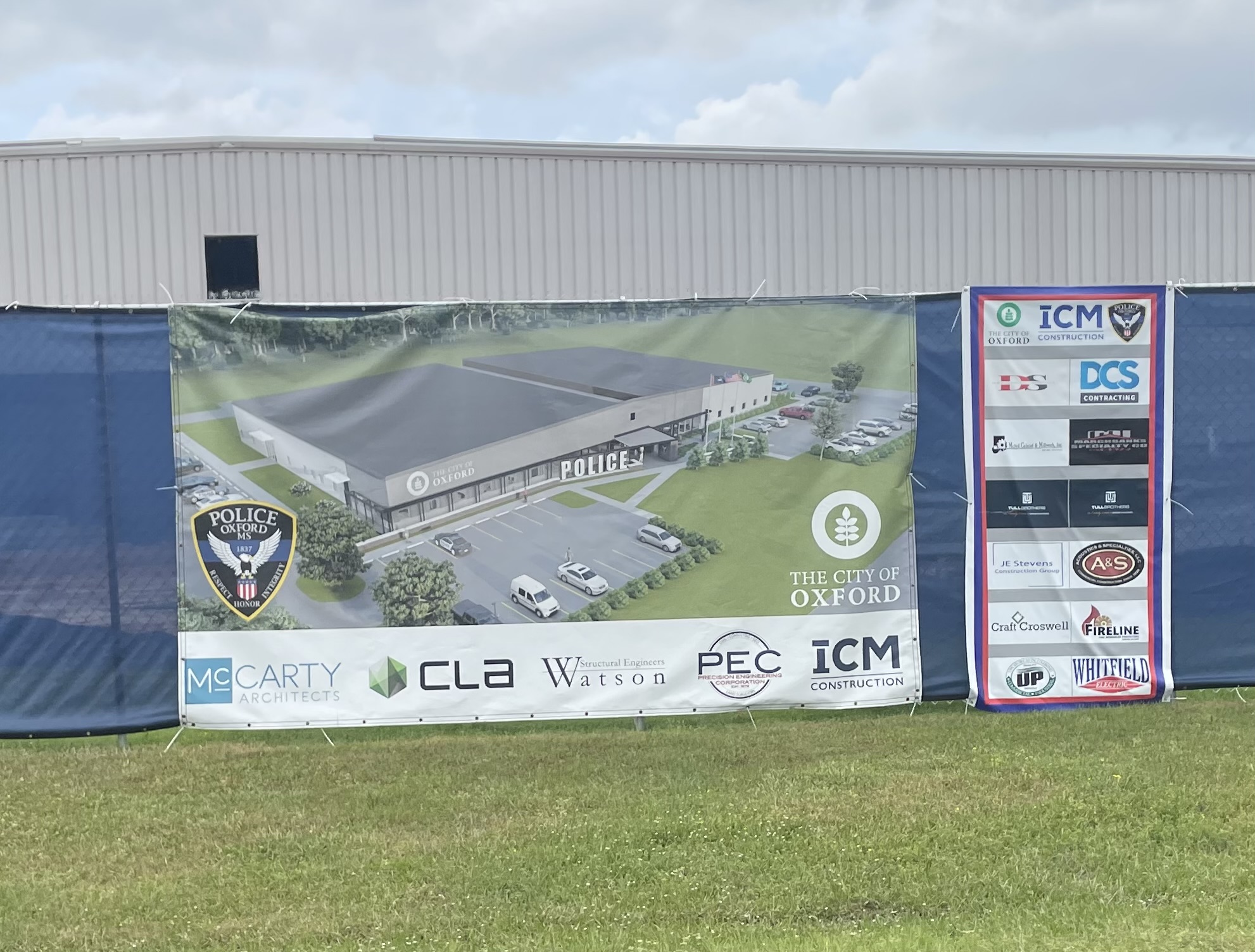 New OPD headquarters taking shape The Oxford Eagle The Oxford Eagle